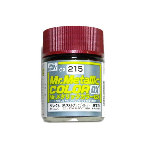 Mr.カラー (GX215) GXメタルブラッディレッド メタリックカラーGX メタリック色 基本色 MR.HOBBY GSIクレオス