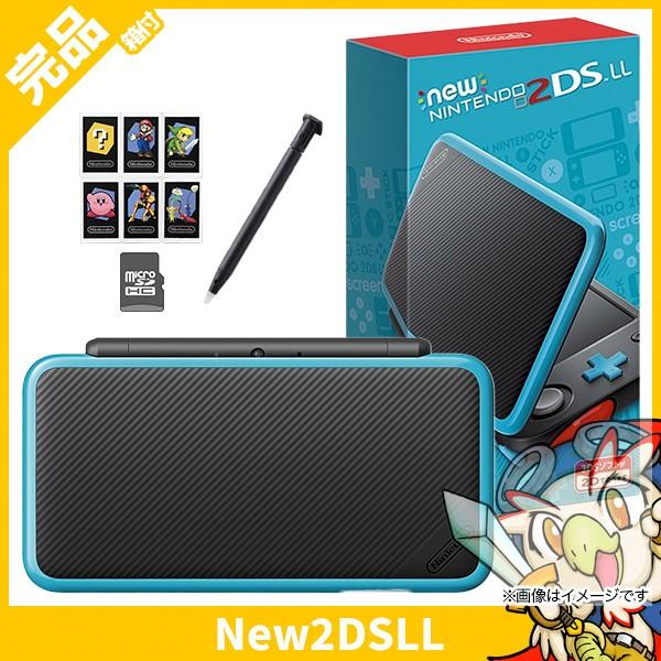 New2dsll 本体 中古 付属品完備 ブラック ターコイズ Newニンテンドー2ds Ll 完品 エンタメ王国 通販 Yahoo ショッピング