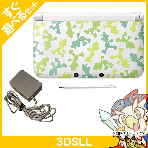 3DSLL ニンテンドー3DS LL ルイージ30周年 パック 本体 完品 Nintendo