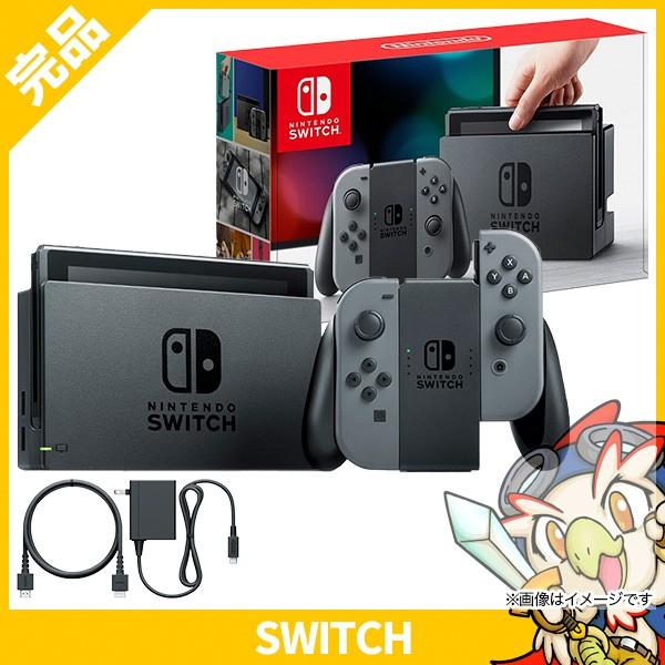 スイッチ Nintendo Switch Joy-Con (L) / (R) グレー 本体 完品 中古