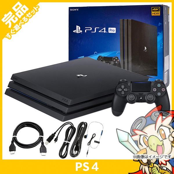 PS4 Pro 本体 未使用品 ほぼ新品 CUH-7100BB01 ジェット ブラック 1TB