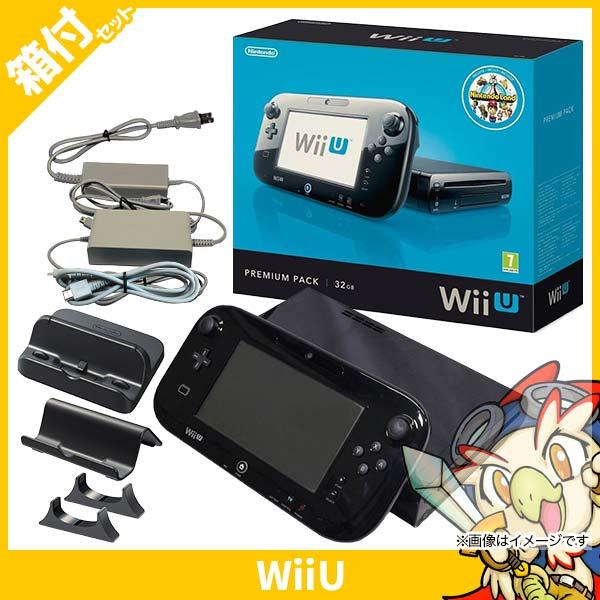 Wii U プレミアムセット 本体 kuro 黒 中古 付属品完品