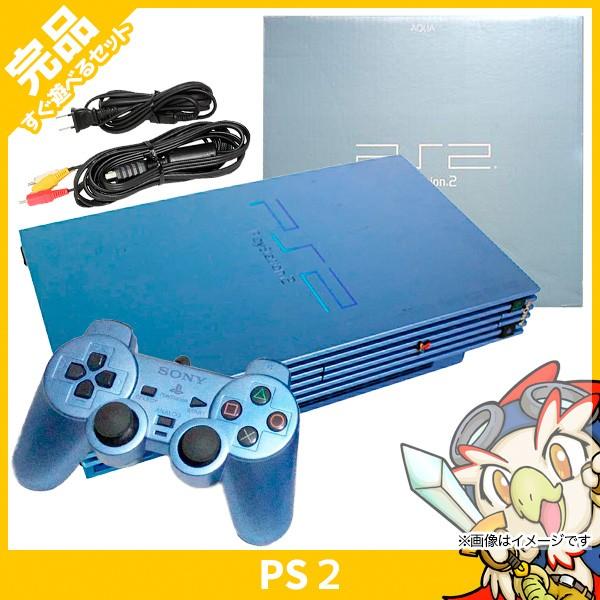 PS2 プレステ2 プレイステーション2 AQUA（SCPH-39000AQ） 本体 完品 