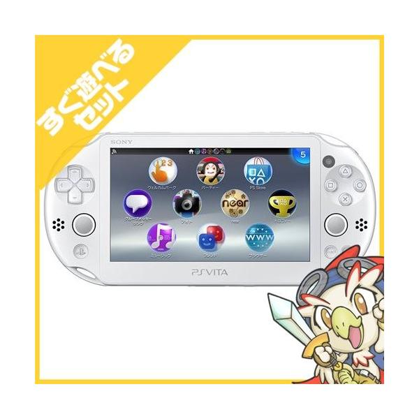 SONY - 【美品】SONY PlayStation Vita Wi-Fiモデル PCH-2000ZA12 ホワイト プレイステーション ヴィータ ソニー 本体 Sony Playstation Vita White Wi-Fi Model PCH-2000ZA12 Console