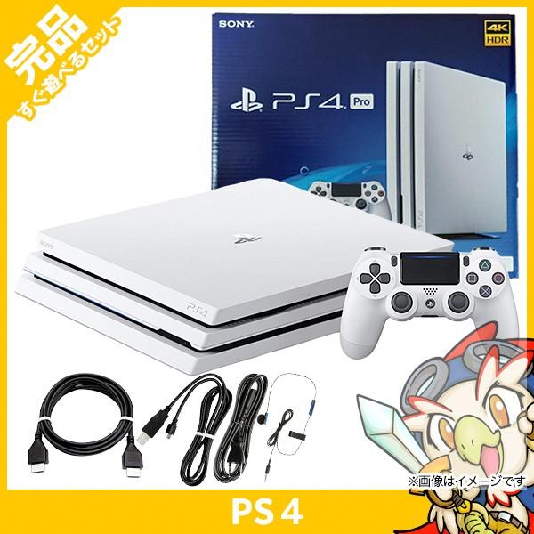 PlayStation 4 Pro White 7200 1TB 外付け付き-