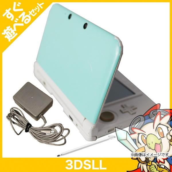 任天堂 3DS LL ミントXホワイト 本体 すぐ遊べるセット 中古 任天堂 3DS LL ミントXホワイト 本体 すぐ遊べるセット 中古