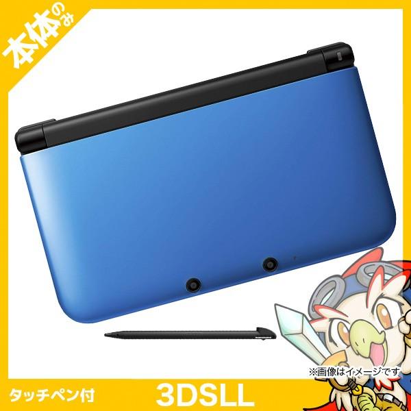 3DS LL ブルーXブラック 本体のみ タッチペン付 中古 : 1671