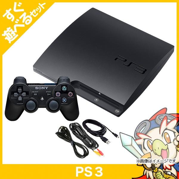 PS3 本体 CECH-3000A ソフト6本&リモコン3個付き 特別値下げ-