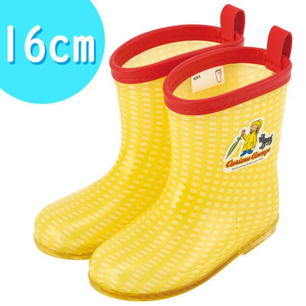 子供 長靴 おさるのジョージ 16cm キッズ レインブーツ おさるのジョージ Ribt2 左右がわかるイラスト付き かわいい キャラクター 総柄 子ども用 園児 雨具 Z エランドショップ 通販 Yahoo ショッピング