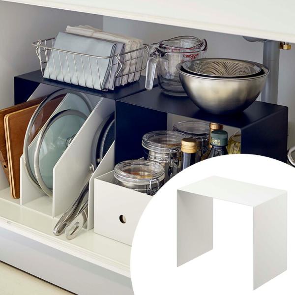 キッチン 収納ボックス上ラック タワー 2個組 ホワイト ブラック キッチン用品 おしゃれ オシャレ お洒落 母の日 新生活 プレゼント ギフト 山崎実業 Z 生活雑貨 通販 ランデルストア 通販 Yahoo ショッピング