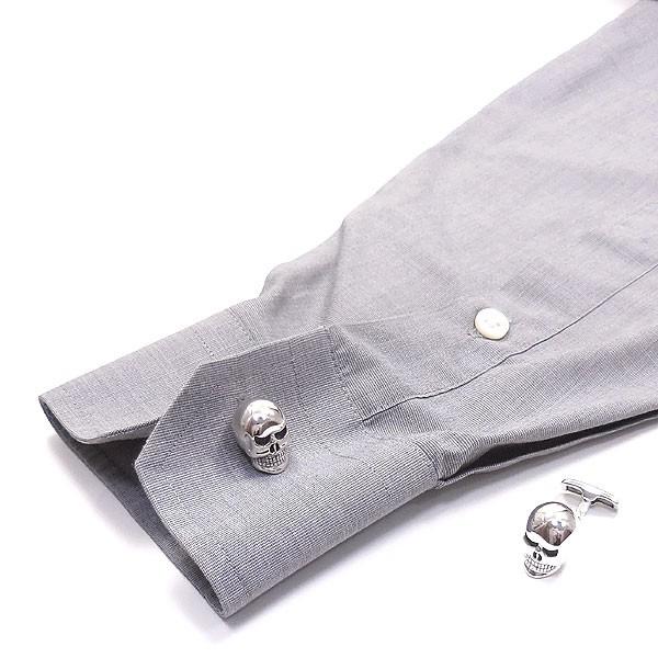 【超希少・未使用】ラルフローレン　純銀　スカル　オーバル　カフス　カフリンクス 超希少・未使用】ラルフローレン 純銀 スカル オーバル カフス