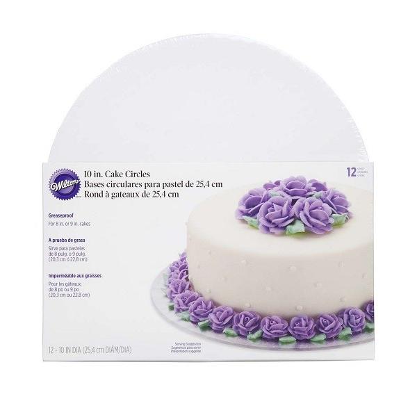Wilton  EBg  10C`P[LT[N 12PK 10IN CAKE CIRCLE-12PK Mtg   َq