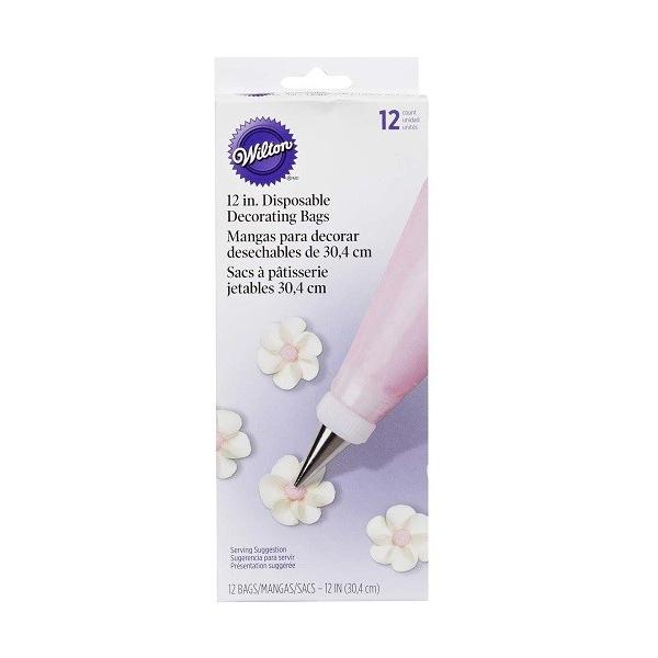 Wilton  EBg  fBX|fRobO 12 DISP DEC BAGS 12 COUNT Mtg   َq