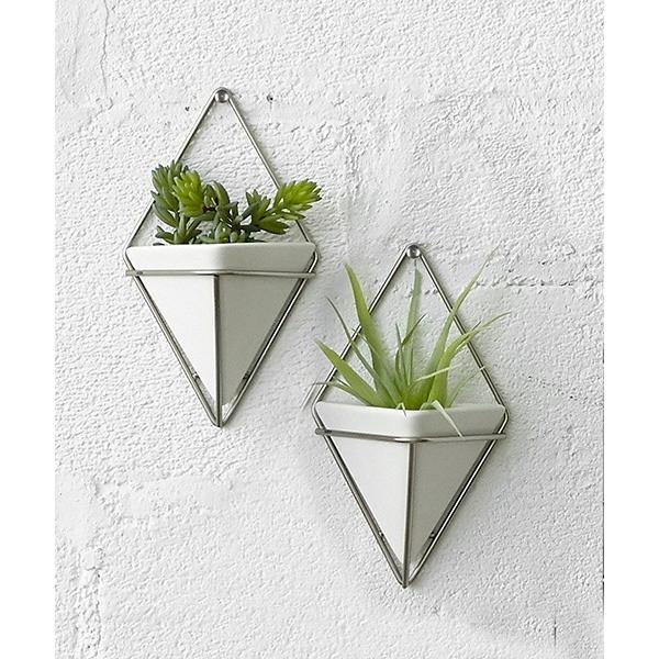 ウォールオーガナイザー トリッグ S 2個セット ホワイト ニッケル アンブラ Umbra プランター 植物 ワイヤー インテリア 装飾 ウォールデコ Entre Square Paypayモール店 通販 Paypayモール