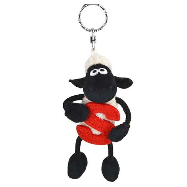 【NICI公式店】NICI(ニキ) キーホルダー Shaun the sheep ひつじのショーン & S 10cm キーリング ビーンバッグ  BB  バッグチャーム
