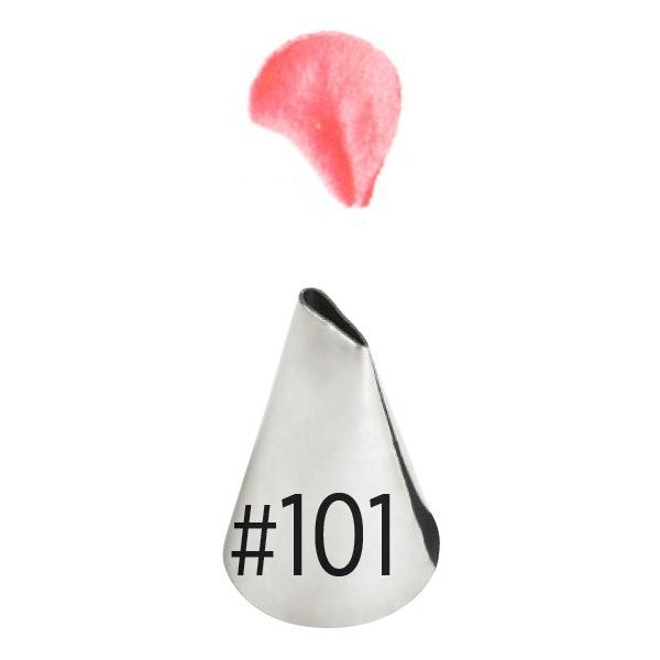 Wilton  EBg  y^`bv #101 PETAL TIP #101 CARDED Mtg   َq