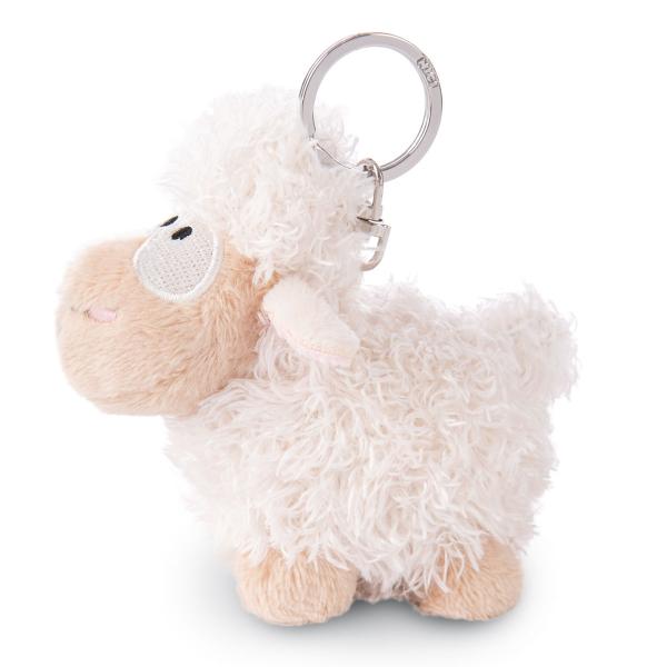 【NICI公式店】NICI(ニキ) キーホルダー ウーリーギャング シープ ホワイト 9cm キーリング ビーンバッグ  BB  バッグチャーム
