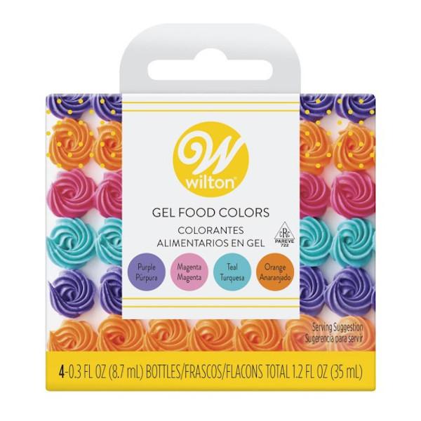 ACVOJ[ 4FZbg rrbhJ[ WF Zbg t[hJ[ Wilton EBg Neon Gel Icing Color Set Mtg  َq