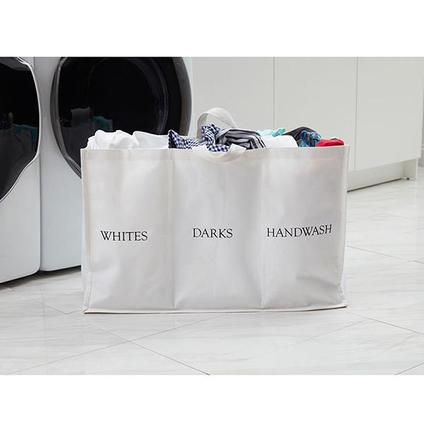 洗濯かご Ld トリプルソーター The Laundress ザ ランドレス ランドリー用品 ランドリーソーター 洗濯物入れ 洗濯物の仕分け 持ち運び便利 洗濯 かご 09cp Entre Square Paypayモール店 通販 Paypayモール