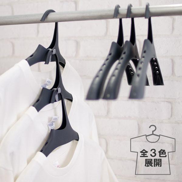 ハンガー 収納 アイデア ランドリー 洗濯 洋服 滑り止め加工 かた