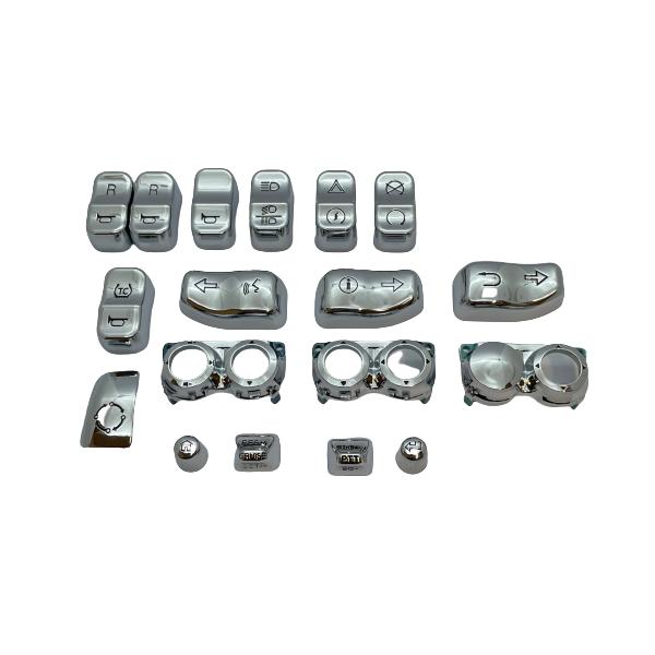 TOURING ハーレーダビッドソン スイッチキャップキット クローム【開封