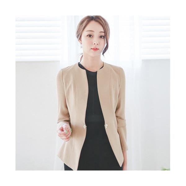 リーフレット 主流 彫る ベージュ ノー カラー ジャケット レディース Trend Consul Jp