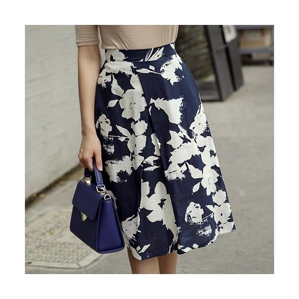 フレアスカート 花柄 膝丈 スカート 15 夏 新作 レディース 40代 30代 ミセス Buyee Buyee 日本の通販商品 オークションの代理入札 代理購入