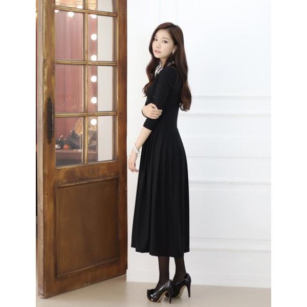 黒ワンピース ミモレ丈ワンピース 黒 ワンピース きれいめ ワンピース 16 春 新作 ワンピ 30代 40代 レディース Buyee Buyee Japanese Proxy Service Buy From Japan Bot Online