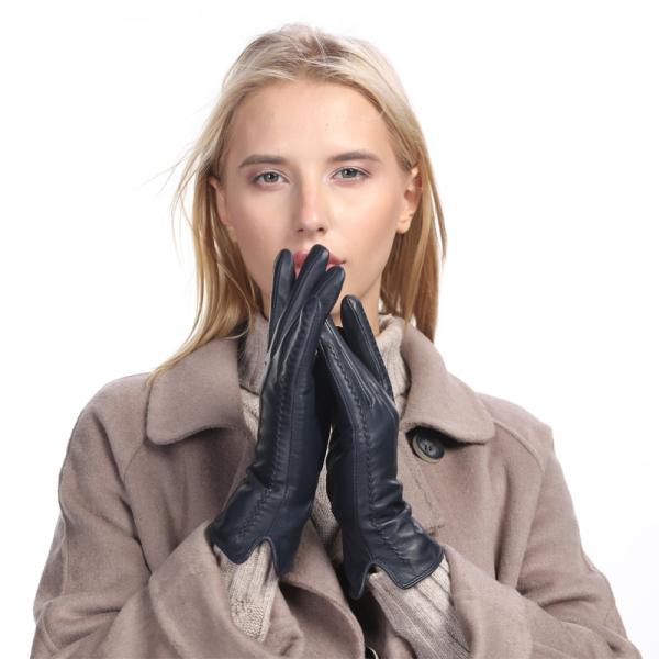 レザーグローブ 手袋 レデイース レザー 革 防寒 本革 バイク グローブ