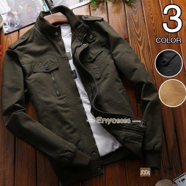 ミリタリージャケット M65 ジャケット メンズ フライトジャケット ブルゾン M-65 アウトドア 刺繍 アウター 秋冬 ミリタリージャケット M65 ジャケット メンズ フライトジャケット