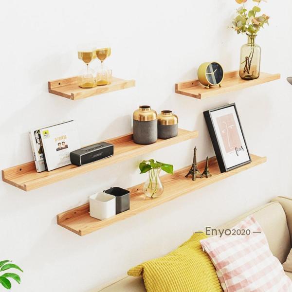 おしゃれ＊壁＊かざり棚【ウォールシェルフ】ナチュラル松ノ木、環境にやさしい。安心使用できる。部屋をおしゃれにしましょう〜【商品名】ウォールシェルフ(壁掛けタイプ）【サイズ】Sサイズ：長さ30cm*奥行12cm　　　　　Mサイズ：長さ60cm...