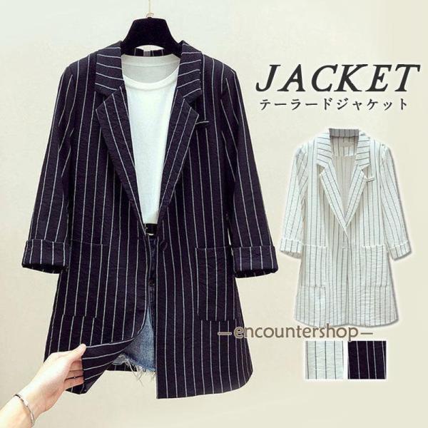 ストライプ テーラードジャケット LOVELESS ジャケット テーラードジャケット ストライプ