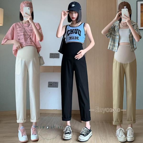 ■素材：コットン ポリエステル■伸縮性：腹部分あり 　透け感：なし■販売内容：パンツ■色：ブラック カーキ ベージュ■サイズ詳細情報：約M:着丈97cm ヒップ94cm 前股上37cm モモ周り58cmL:着丈98cm ヒップ97cm 前股...