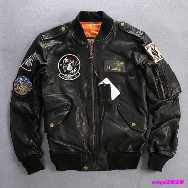 本革バイクジャケット 本革ジャケット 羊革 ライダースジャケット