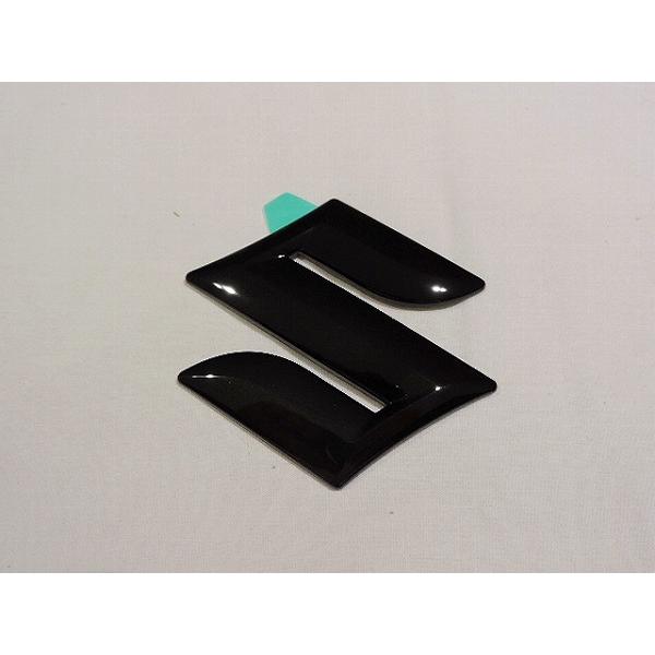 ☆送料無料☆ スズキ純正 汎用 スズキロゴ エンブレム ブラック 100mm 