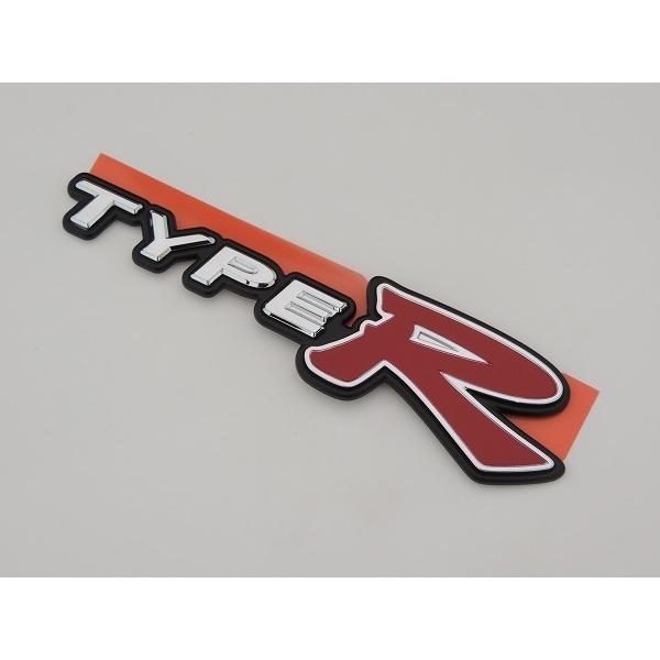 新品 ホンダ純正 EP3 シビック タイプR リアエンブレム リヤエンブレム HONDA ホンダ純正 TYPE-R タイプR 用 バックドアエンブレム 約133mm