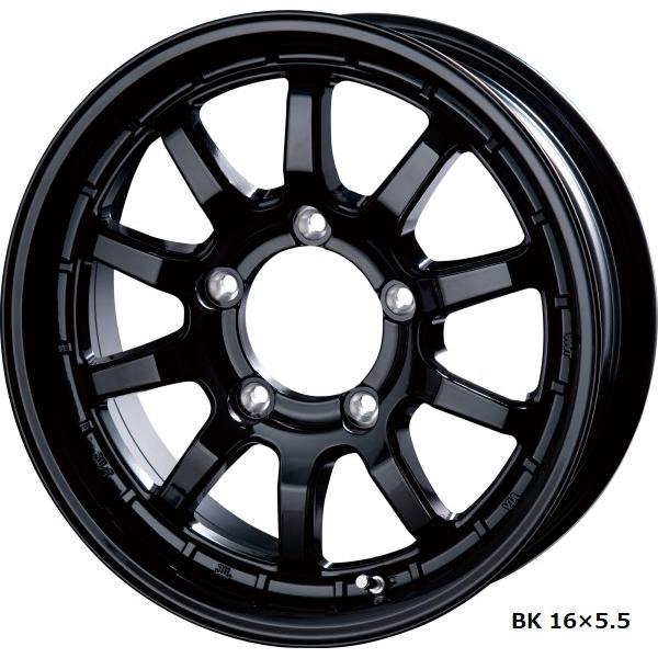 INTER MILANO X-FIELD α BK 23/64系ジムニー 16インチ アルミホイール 