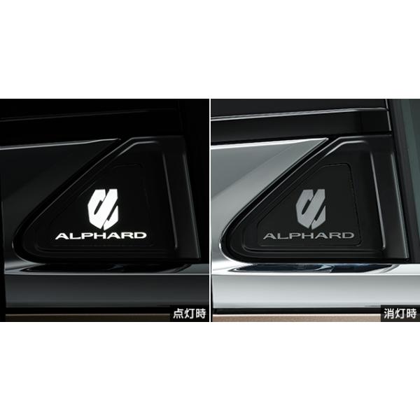 トヨタ純正 40系 アルファード 用 取付要領書付 サイドエンブレム