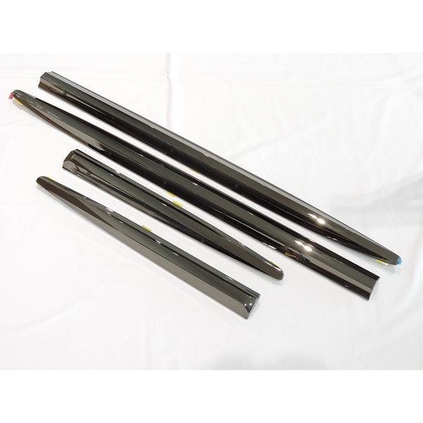 トヨタ純正 60系 ハリアー 後期 Style BLUEISH サイドメッキモール 4点