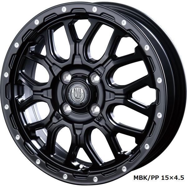 INTER MILANO MUD BAHN XR-800M 軽トラ、軽自動車 12インチ アルミ