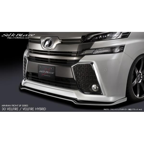 30ヴェルファイア前期専用シルクブレイズフロントスポイラー シルクブレイズ フロント リップスポイラー Type-S 30 ヴェルファイア