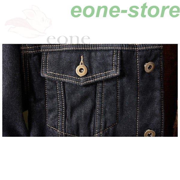 高質 店長おすすめ Gジャン メンズ デニムジャケット ジージャン ジャケット 裏起毛 ヴィンテージ 暖かい ブルゾン デニム 大きいサイズ