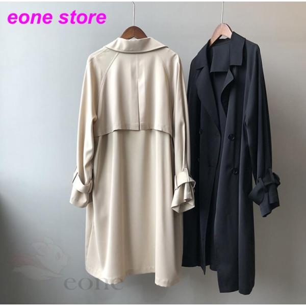 トレンチコート ジャケット レディース 40代 秋冬 長袖 スプリングコート ロング丈 カーキジャケット ひざ下 ライトアウター 秋服 オシャレ 大人 30代 50代 Aone 1026 Tops37 E One Store 通販 Yahoo ショッピング