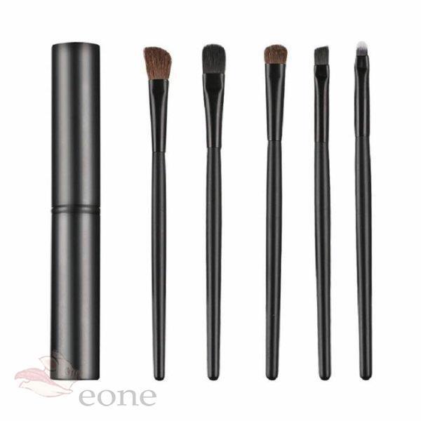 アイメイクブラシ 5本セット メイクブラシセット 旅行 便利 化粧ブラシ 人工繊維毛 馬毛 ブラシケース付き アイシャドウブラシ アイブロウ 柔らかい Aone 1107 1xw30 E One Store 通販 Yahoo ショッピング