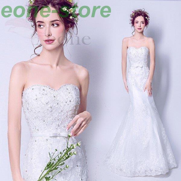 Saleセール ウエディングドレス マーメイドライン 安い 二次会 花嫁 マーメイドドレス ロングドレス 結婚式 ブライダル 披露宴 ウェディングドレス サッシュベルト 独創的 Nurscience Kz