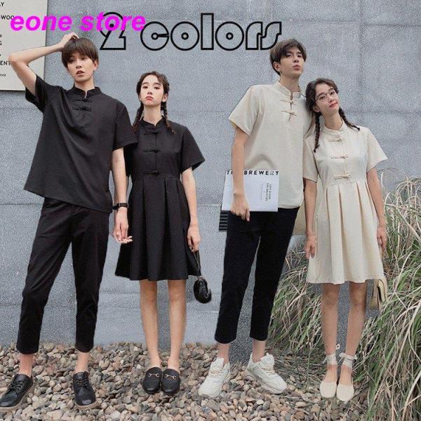 超目玉 期間限定 メンズ上下セット カップルお揃いｔシャツ カップルペアルック 日本製
