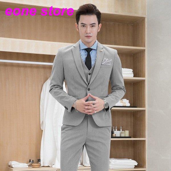 ビジネススーツ メンズ スリーピーススーツ スタイリッシュスーツ 結婚式 メンズスーツ 3点セット ベスト 2つボタン メンズスーツ スリム セットアップ 上下 Nz Nxz5 E One Store 通販 Yahoo ショッピング