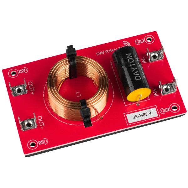 [DHF13]Dayton Audio 3k-HPF-4 ハイパス フィルター（3,000 Hz：12 dB/Oct）