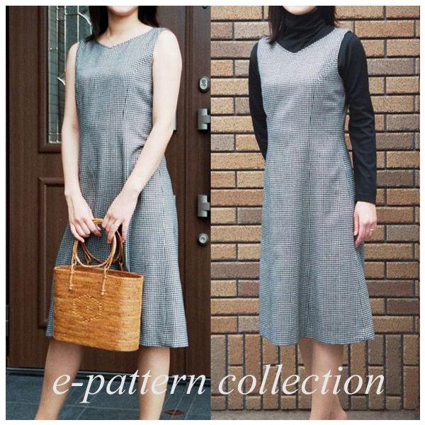 型紙 パターン オフvネックワンピース型紙 テキスト付き Buyee Buyee Japanese Proxy Service Buy From Japan Bot Online