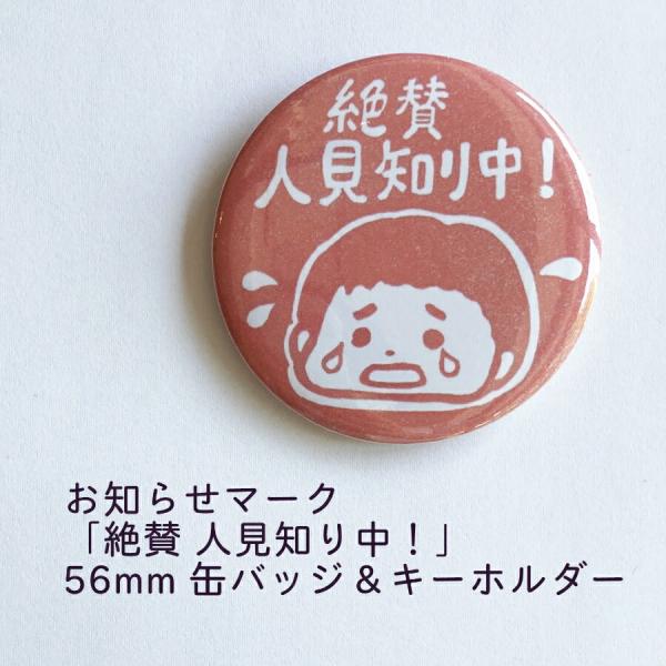 わかちこ３歳女の子のママ専用◆レトロ　日本生命　社章　バッジ　5点◆USED◆ お知らせマーク 絶賛人見知り中 人見知り 乳児 幼児 バッヂ 56mm 丸型